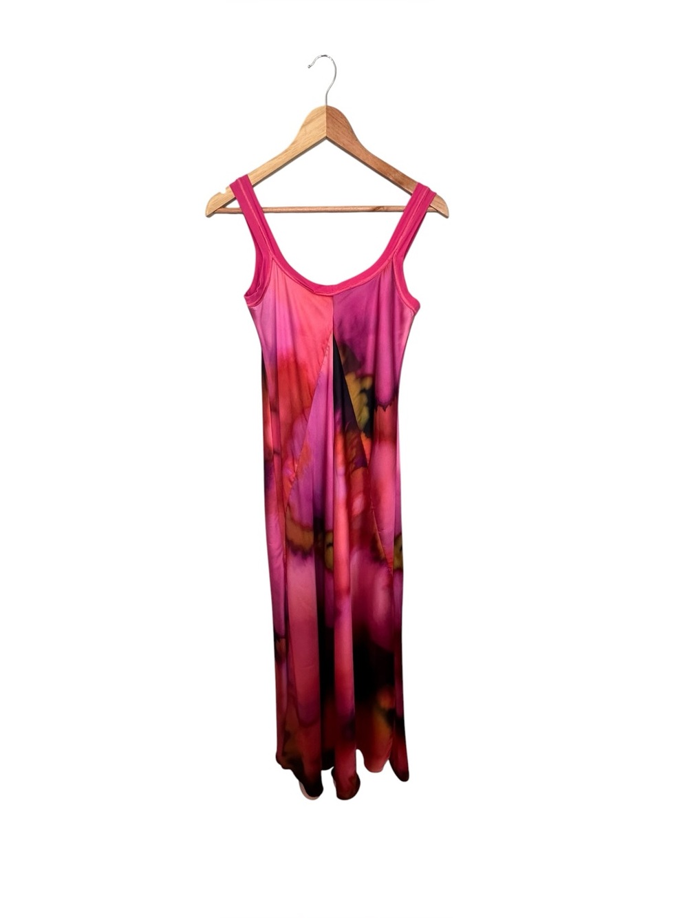 NWT Beate Heymann Magenta watercolor Dress 8 - Picture 8 of 9